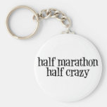 half marathon, half crazy keychain