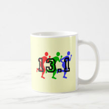Half marathon running mug