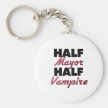 Half Mayor Half Vampire Key Chain