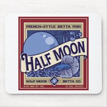 Half Moon Betta Mouse Pad