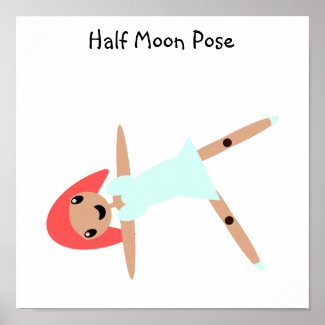 Half Moon Pose Poster