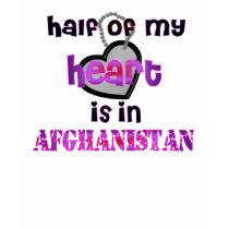 HALF MY HEART AFGHANISTAN t-shirts