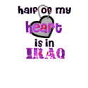 HALF MY HEART IRAQ t-shirts
