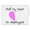 Half My Heart Is Deployed cards