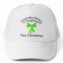 Half My Heart Is Deployed Christmas hats by CelebrationZazzle Half My Heart Is Deployed Christmas hats