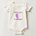 Half My Heart Is Deployed t-shirts