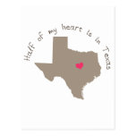 Half My Heart is in Texas Post Card