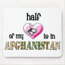 half of my heart...afghanistan 2 mouse pad