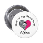 Half of my heart Africa Pin