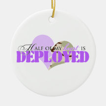 Half of my heart is deployed ornaments