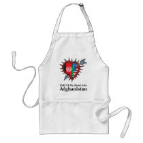 Half Of My Heart Is In Afghanistan Aprons