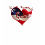 Half of my heart is In Qatar t-shirts
