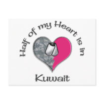 Half of my heart Kuwait Postcards