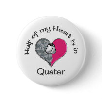 Half of my heart Quatar Pinback Button
