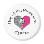Half of my heart Quatar magnets