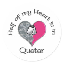 Half of my heart Quatar Sticker