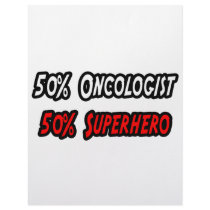 Half Oncologist Half Superhero letterhead