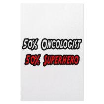 Half Oncologist Half Superhero Personalized Stationery