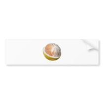 Half peeled pomelo bumper stickers