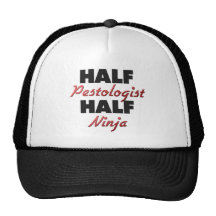 Half Pestologist Half Ninja Mesh Hats