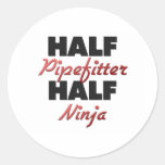 Half Pipefitter Half Ninja Sticker