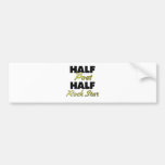 Half Poet Half Rock Star Bumper Stickers