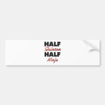 Half Quinton Half Ninja Bumper Stickers