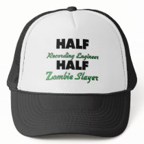 Half Recording Engineer Half Zombie Slayer Mesh Hats
