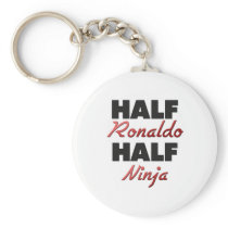 Half Ronaldo Half Ninja Keychain