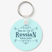 Half Russian keychains