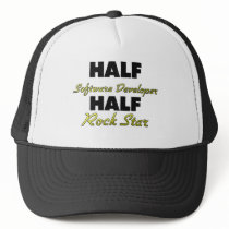 Half Software Developer Half Rock Star Hat