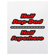 Half Step-Dad Half Superhero letterhead