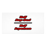 Half Step-Dad Half Superhero Photo Card Template