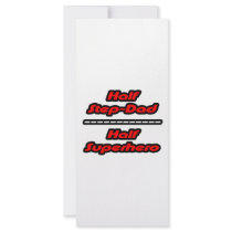 Half Step-Dad Half Superhero rack cards