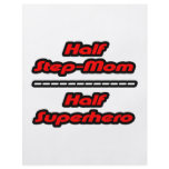 Half Step-Mom Half Superhero Flyer