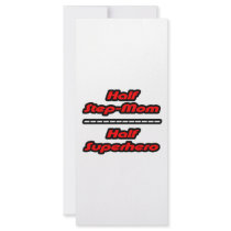 Half Step-Mom Half Superhero rack cards