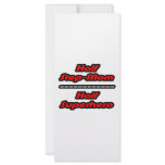 Half Step-Mom Half Superhero Rack Card