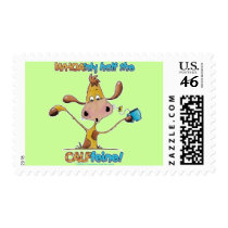 Half the CALFfeine postage