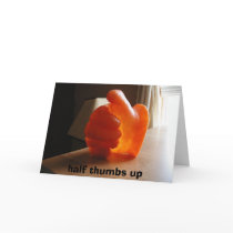 Half thumbs up cards