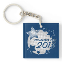 Half Tone Grad 2013 key chains