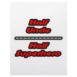 Half Uncle Half Superhero Custom Letterhead
