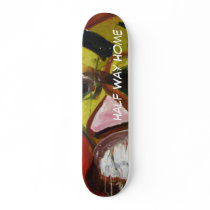 Half Way Home Skinhead Deck skateboards by thetick118 Half Way Home Skinhead Deck skateboards