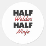 Half Welder Half Ninja Stickers
