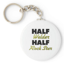 Half Welder Half Rock Star Keychains