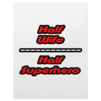 Half Wife Half Superhero letterhead