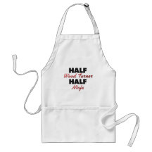 Half Wood Turner Half Ninja Apron