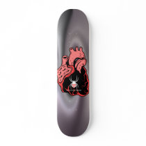 "Halfhearted" Skateboard by nucleartees "Halfhearted" Skateboard