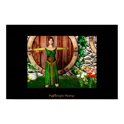 Halfling's Home Poster by dragonsart