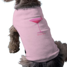 Halftime Designs Pinktini Pet T Shirt
