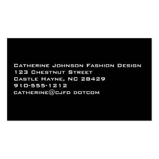 Halftone Designer Professional Business Cards (back side)